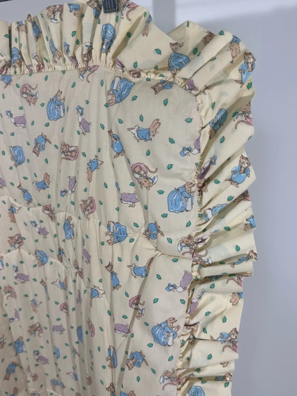 Beatrix Potter Quiltex Peter Rabbit Baby Quilt Blanket Nursery 34x44 USA - Picture 4 of 8